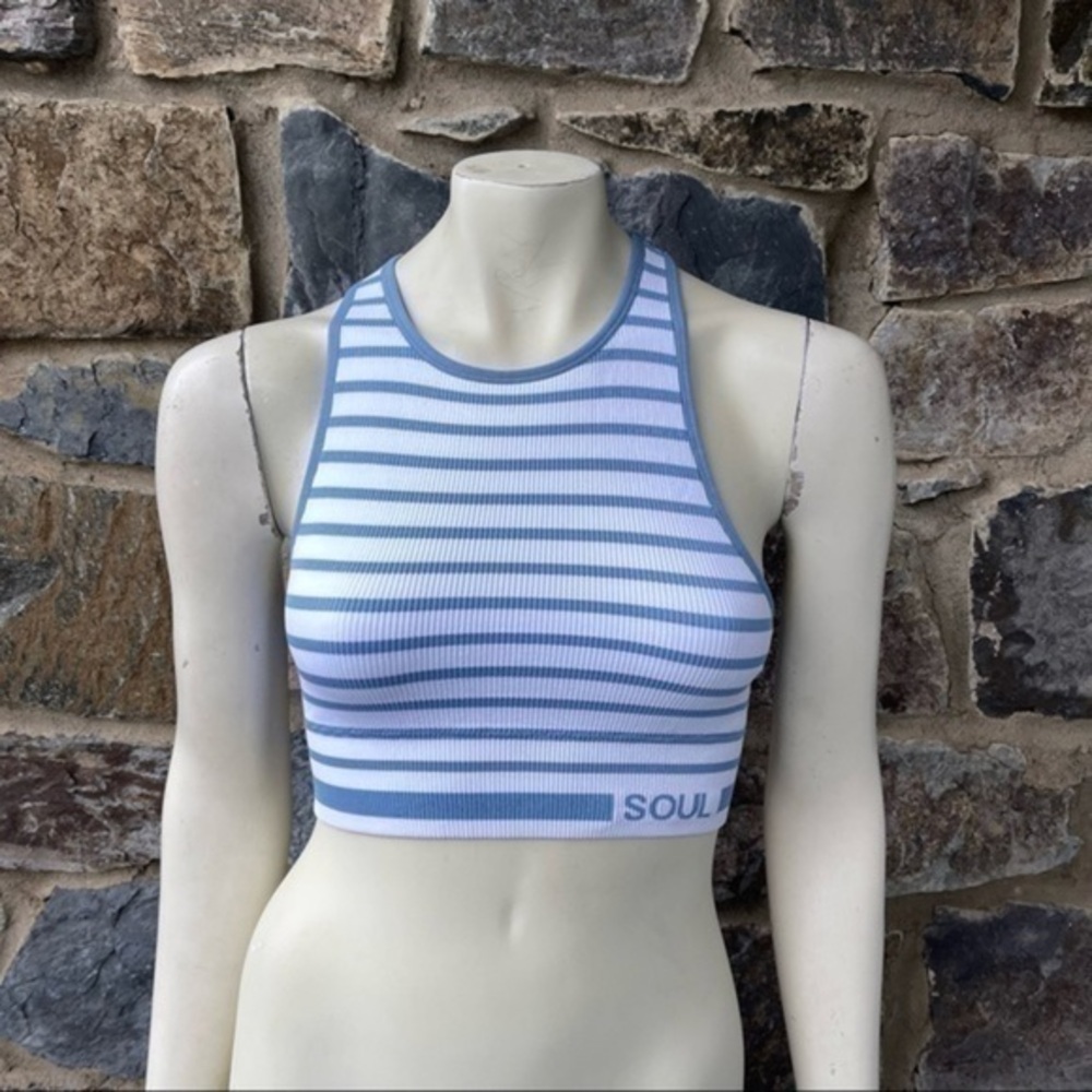 NWOT SOULCYCLE Long Line Seamless Sports Bra size small